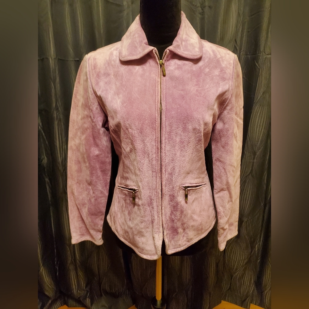 Lavender Suede Jacket - image 1